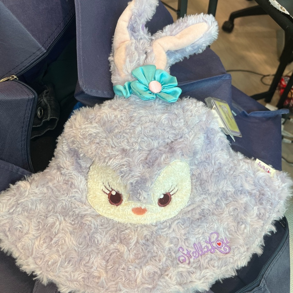 Disney StellaLou Bunny Ears Fuzzy Hat